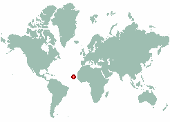Cape Verde in world map
